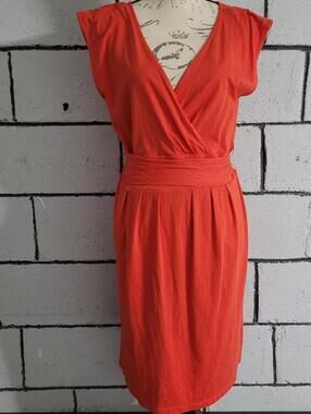 BUNDLE SALE!  LOFT Red Wrap Style Dress Size L